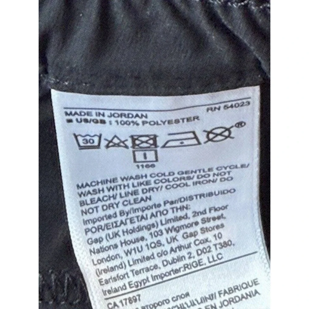 Banana Republic Mens Solotex Performance Jogger Pants Black New Slim Fit Size S